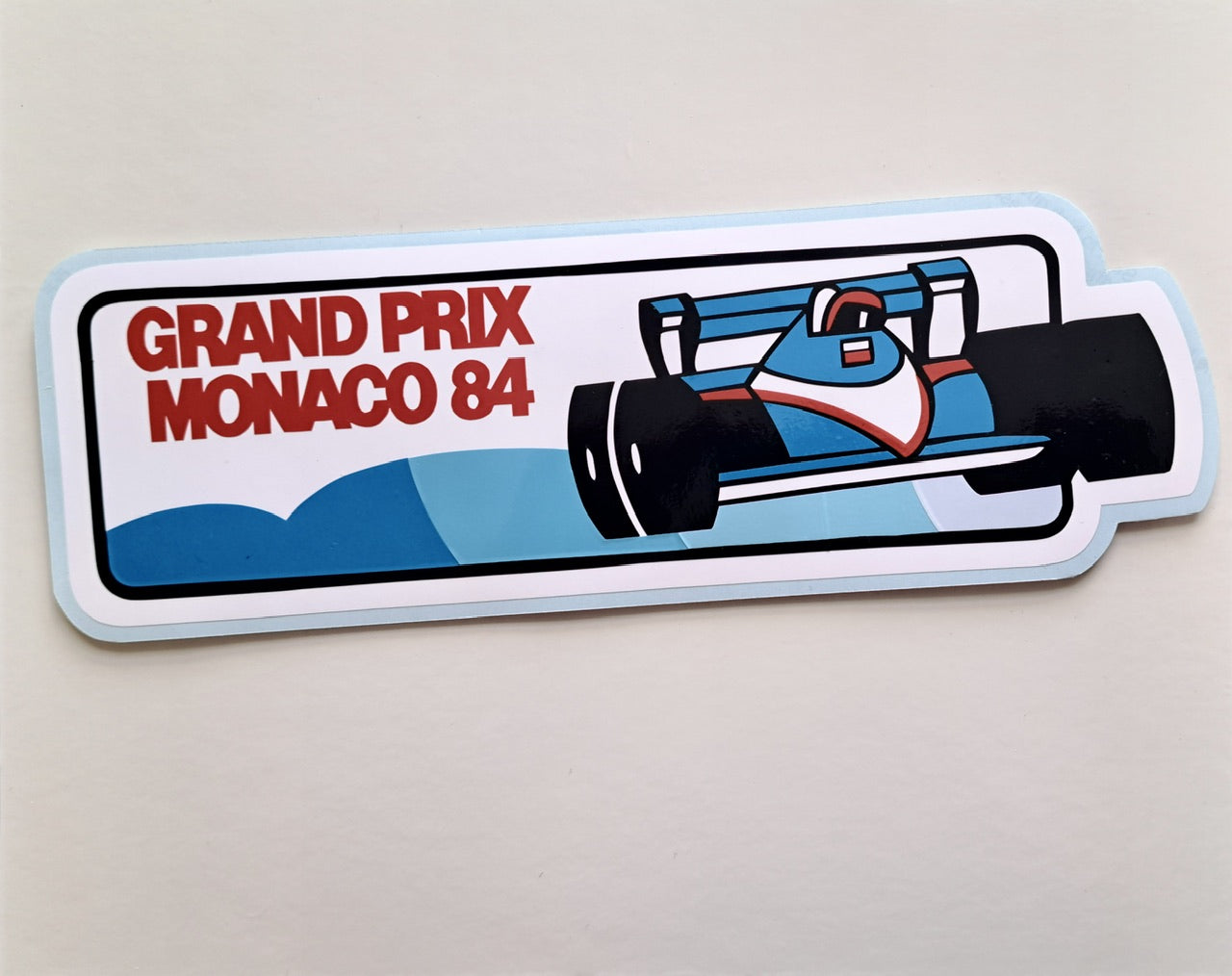 Vinyl (hand-cut) Stickers: 84 Monaco GP