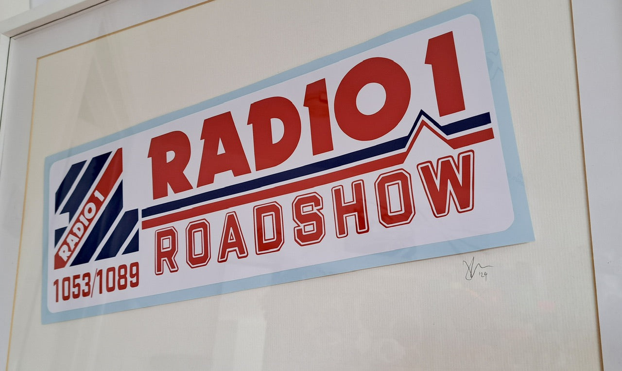 Vinyl (hand-cut) Giant Stickers: Radio 1 Roadshow