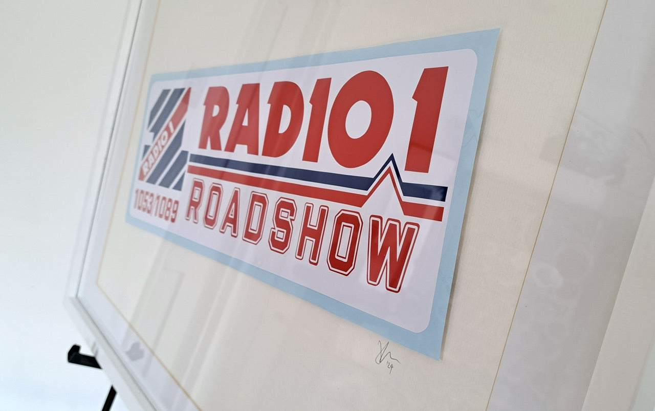 Vinyl (hand-cut) Giant Stickers: Radio 1 Roadshow