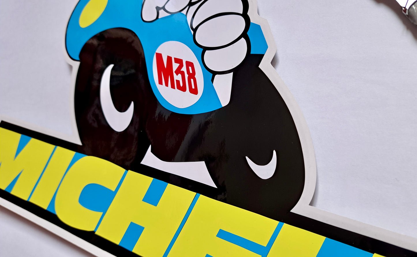 Vinyl (hand-cut) Giant Stickers: Michelin M38