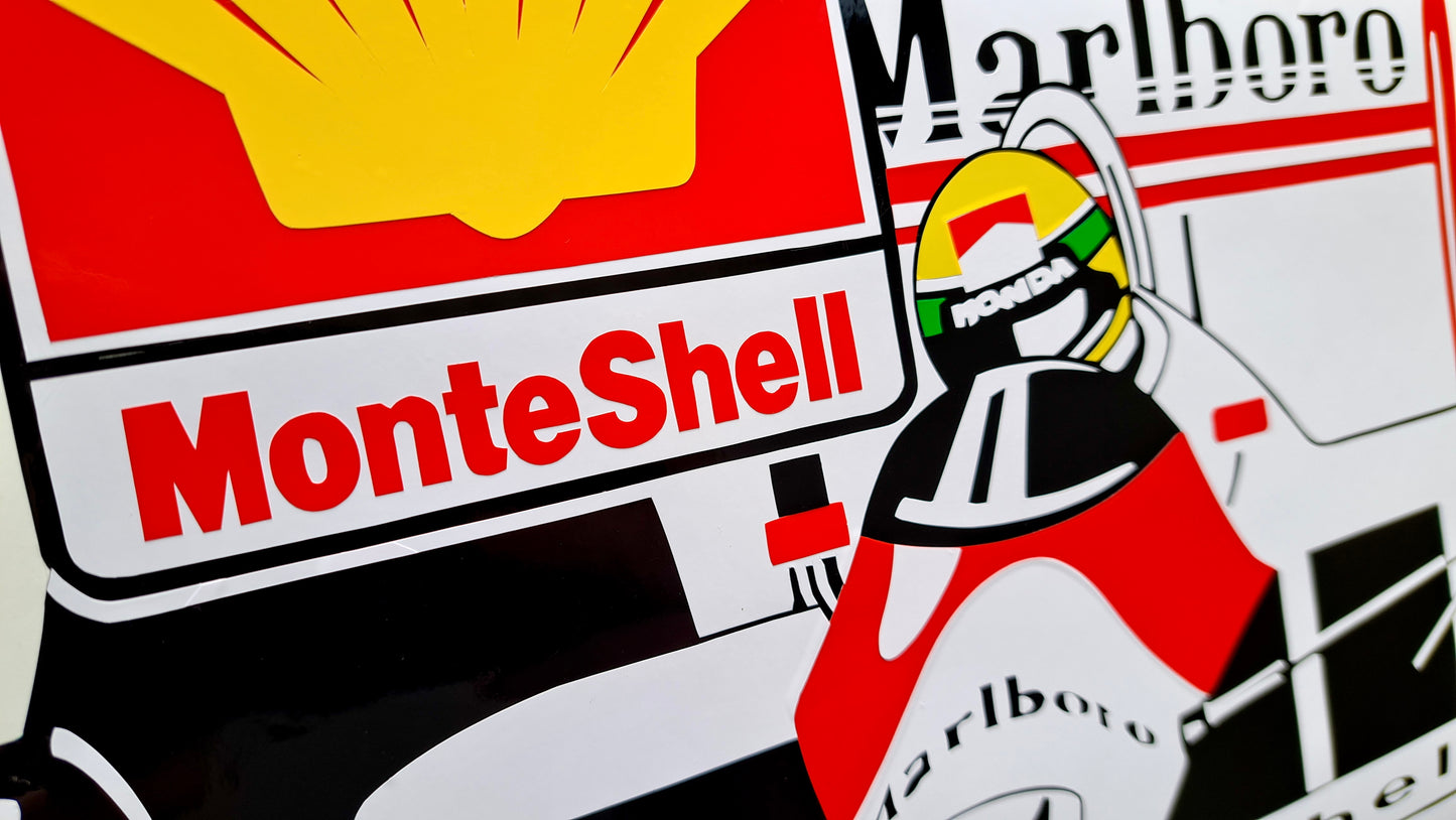 Vinyl (hand-cut) Giant Stickers: Senna Shell