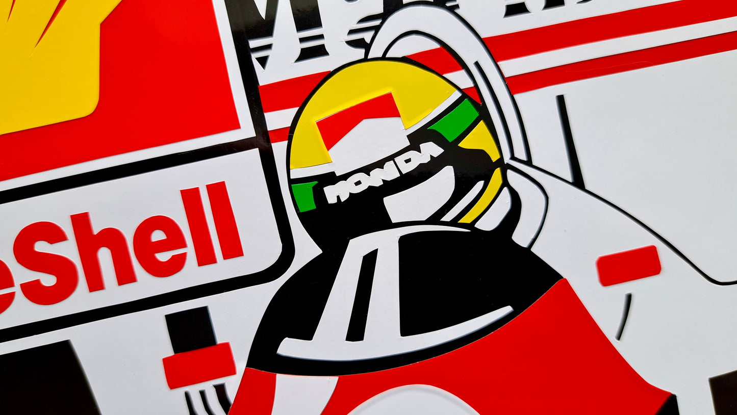 Vinyl (hand-cut) Giant Stickers: Senna Shell