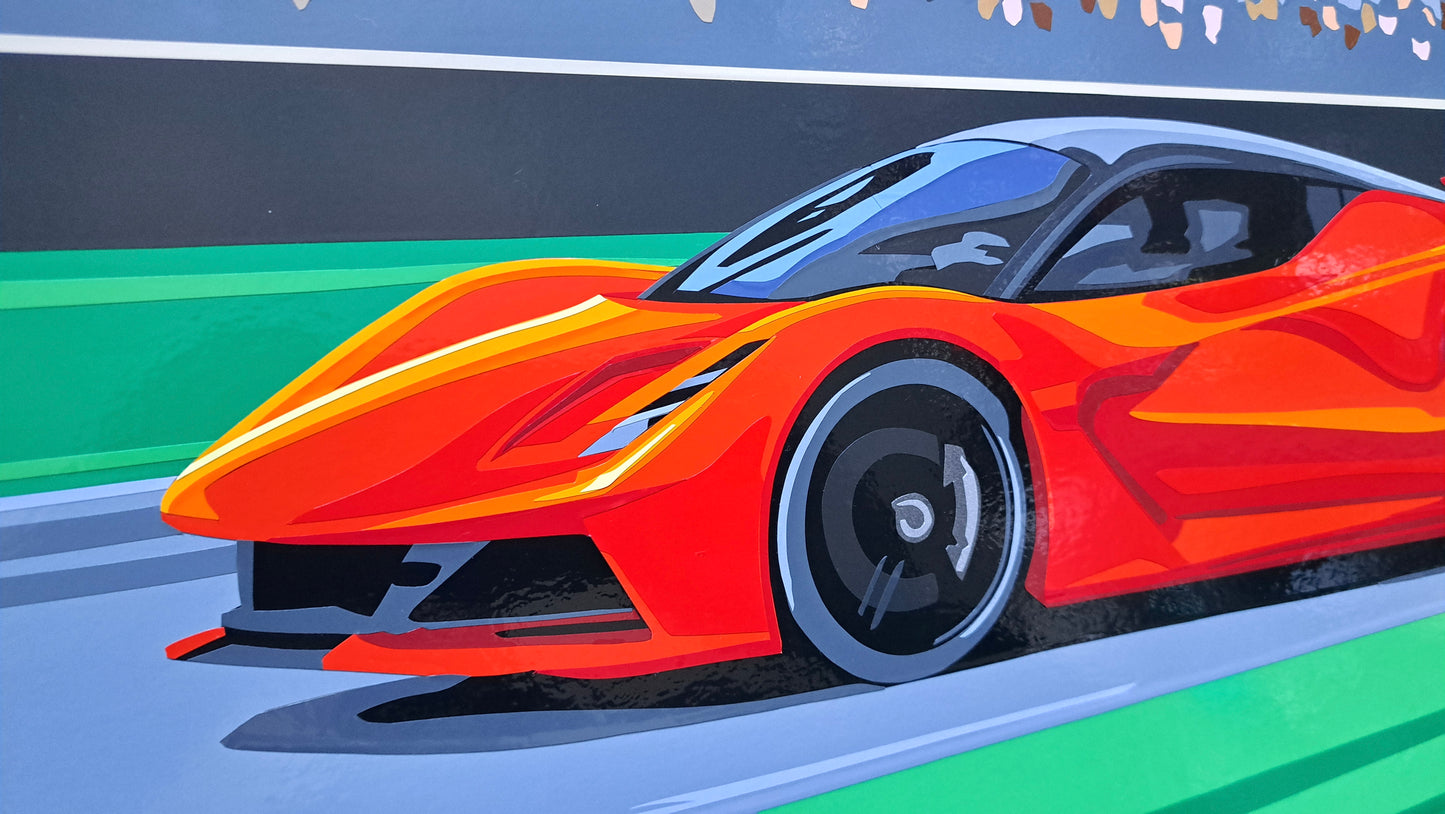 Supercar Fest 2025 Original Artwork ‘Runway’