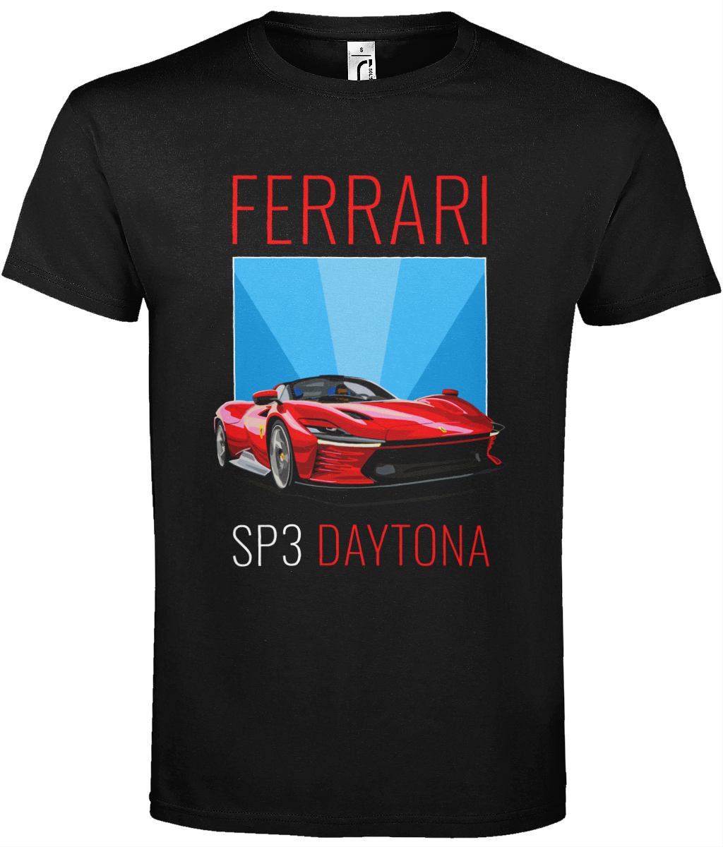 TS Ferrari SP3 Daytona Black T-Shirt
