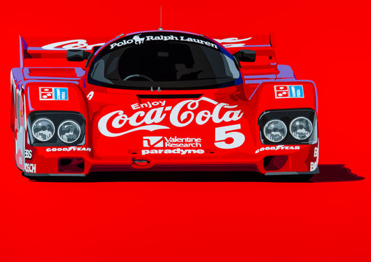 962c 3 (Porsche) Fine Art Giclee Ltd Ed Print.