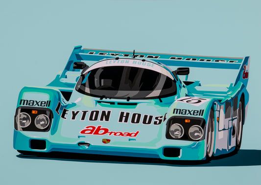 962c 4 (Porsche) Fine Art Giclee Ltd Ed Print.