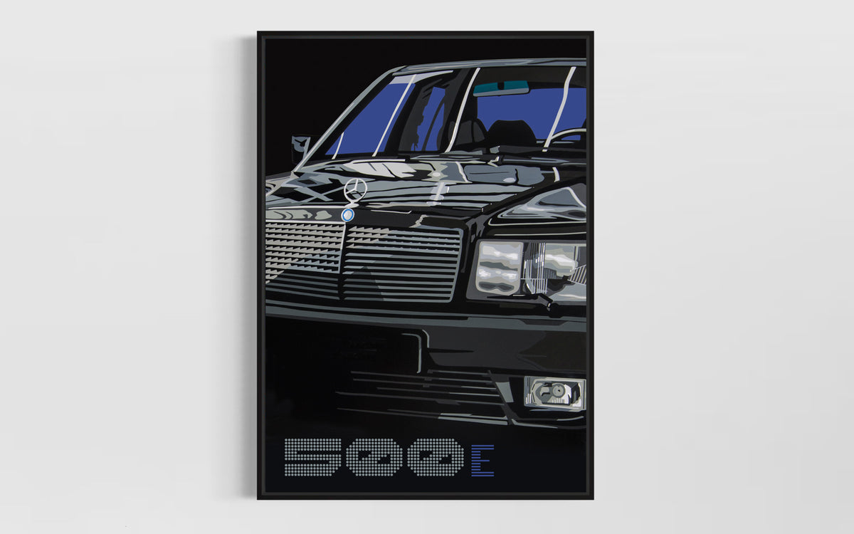 BPC (Bedroom Poster Collection) Mercedes 500E