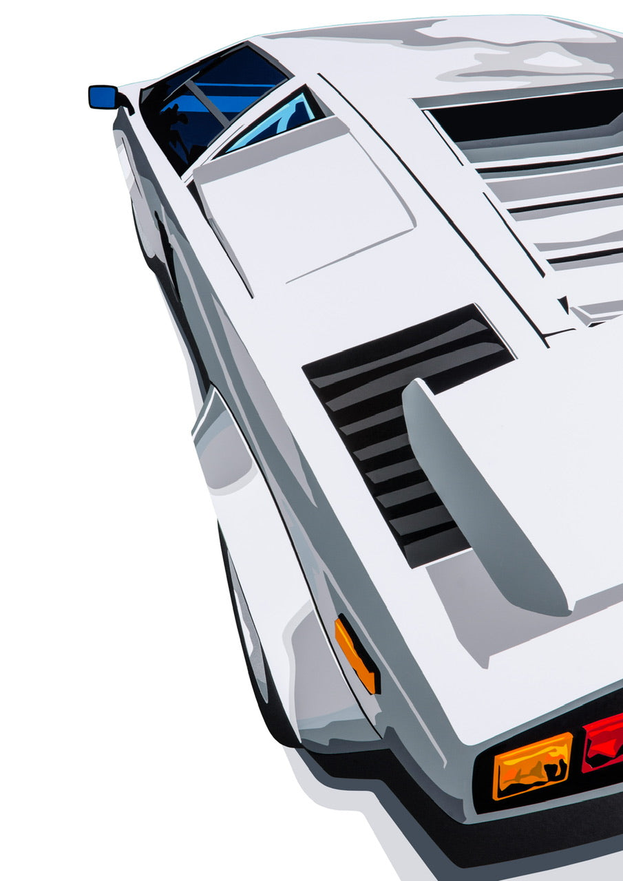 Lambo 2 (Countach). Fine Art Giclee Ltd Ed Print.