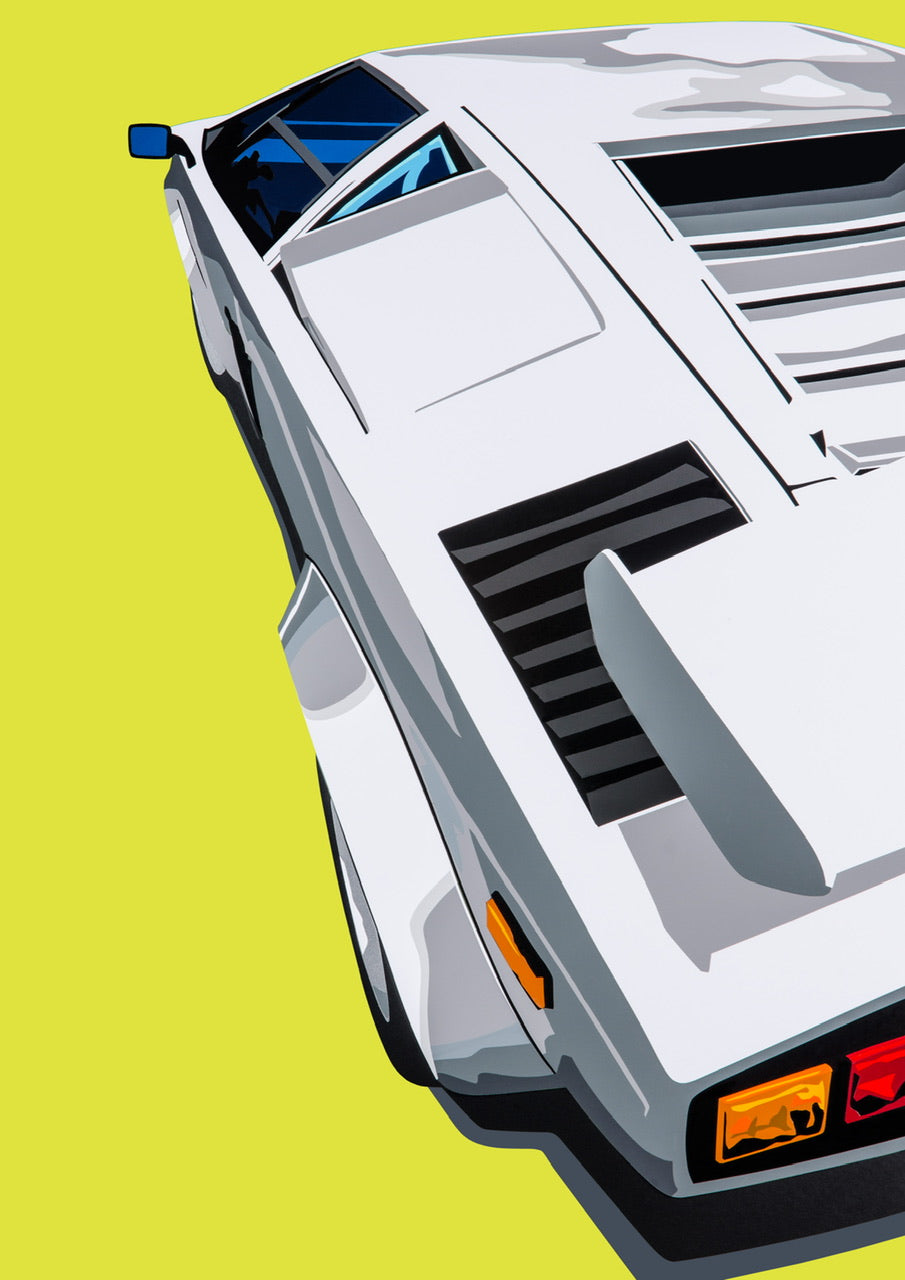 Lambo 2 (Countach). Fine Art Giclee Ltd Ed Print.