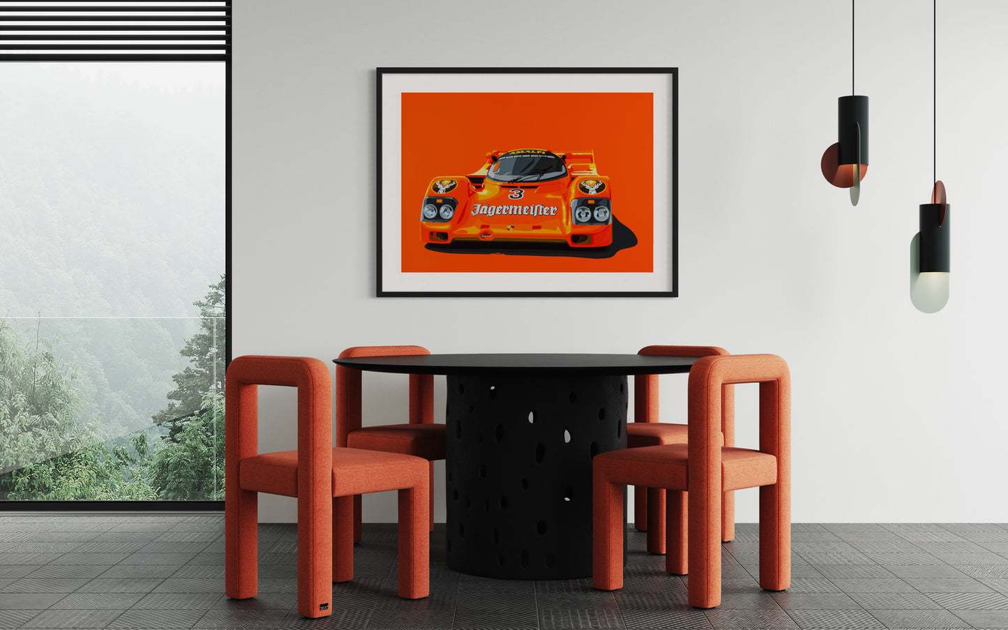 962c 2 (Porsche) Fine Art Giclee Ltd Ed Print.