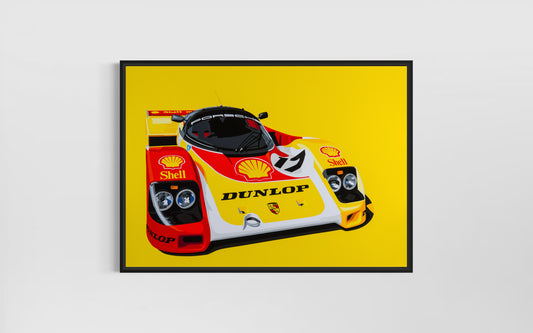 962c 1 (Porsche) Fine Art Giclee Ltd Ed Print.