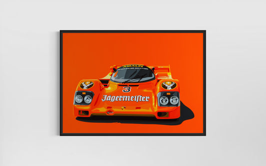 962c 2 (Porsche) Fine Art Giclee Ltd Ed Print.