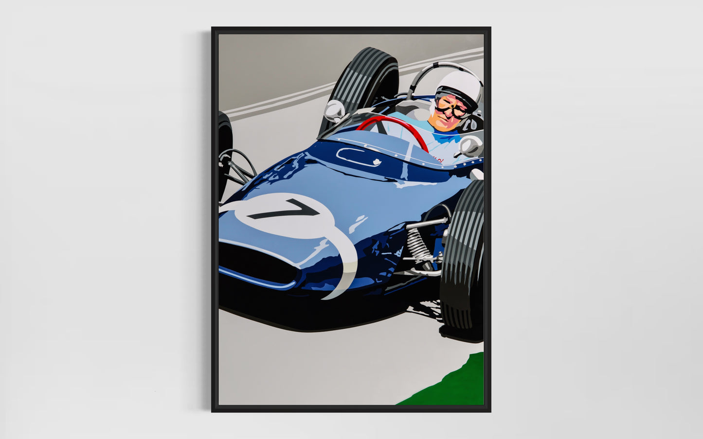 Moss at Nurburgring. Fine Art Giclee Ltd Ed Print.