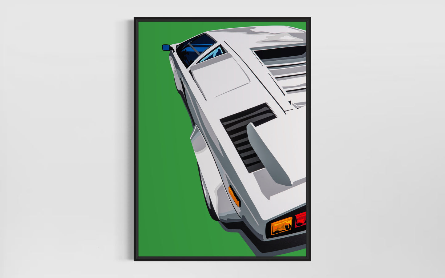 Lambo 2 (Countach). Fine Art Giclee Ltd Ed Print.