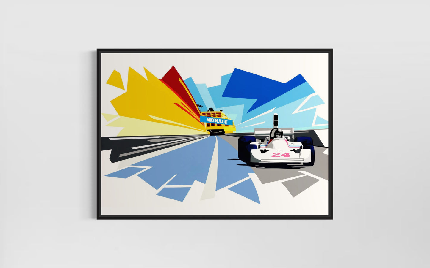 Hunt in Monaco. Fine Art Giclee Ltd Ed Print.