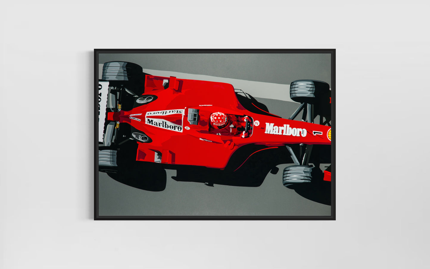 Schuey. 2004 Scuderia Ferrari F1. Fine Art Giclee Ltd Ed Print.