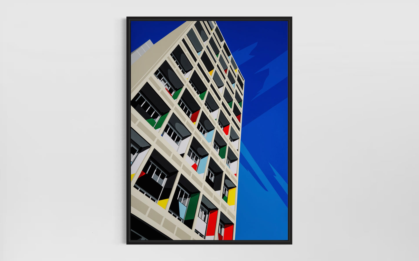 Corbusier Haus Berlin. Fine art Giclée Ltd Ed print.