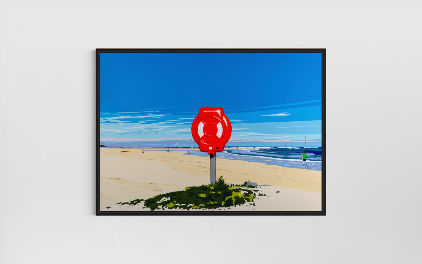 Spots on Beauty: Carbis Bay. Fine art Giclée Ltd Ed print.