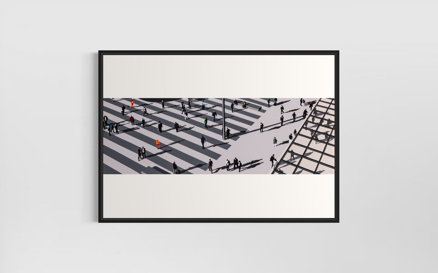 King's Crossing People. Fine art Giclée Ltd Ed print. London Commuters Contemporary Art