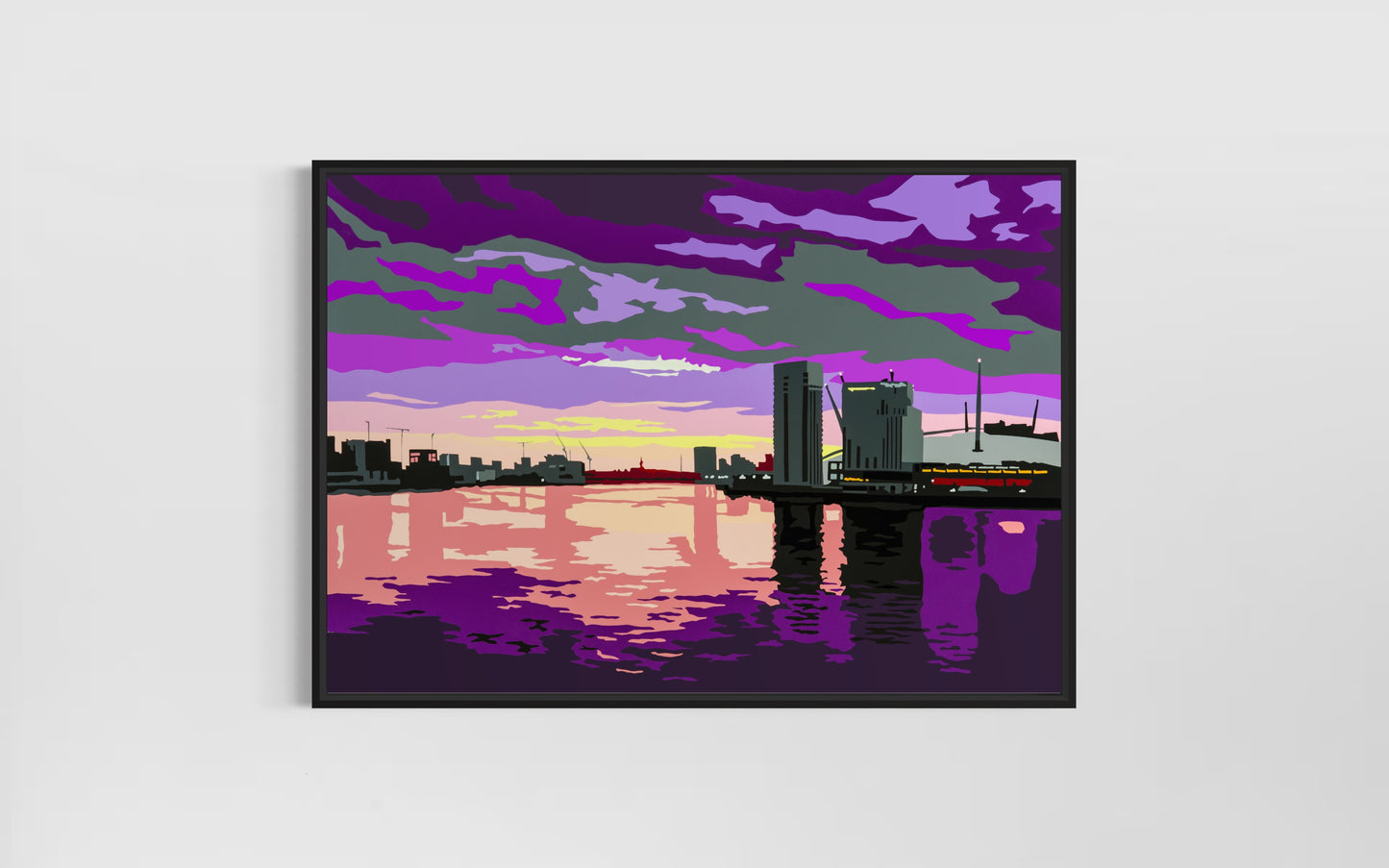 The Morning Dome. Fine art Giclée Ltd Ed print. London Cityscape Thames River.