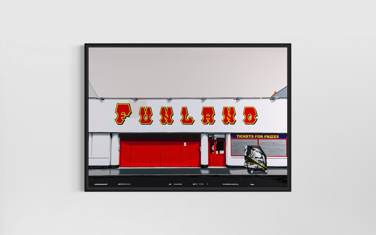 Funland Amusement. Fine art Giclée Ltd Ed print.