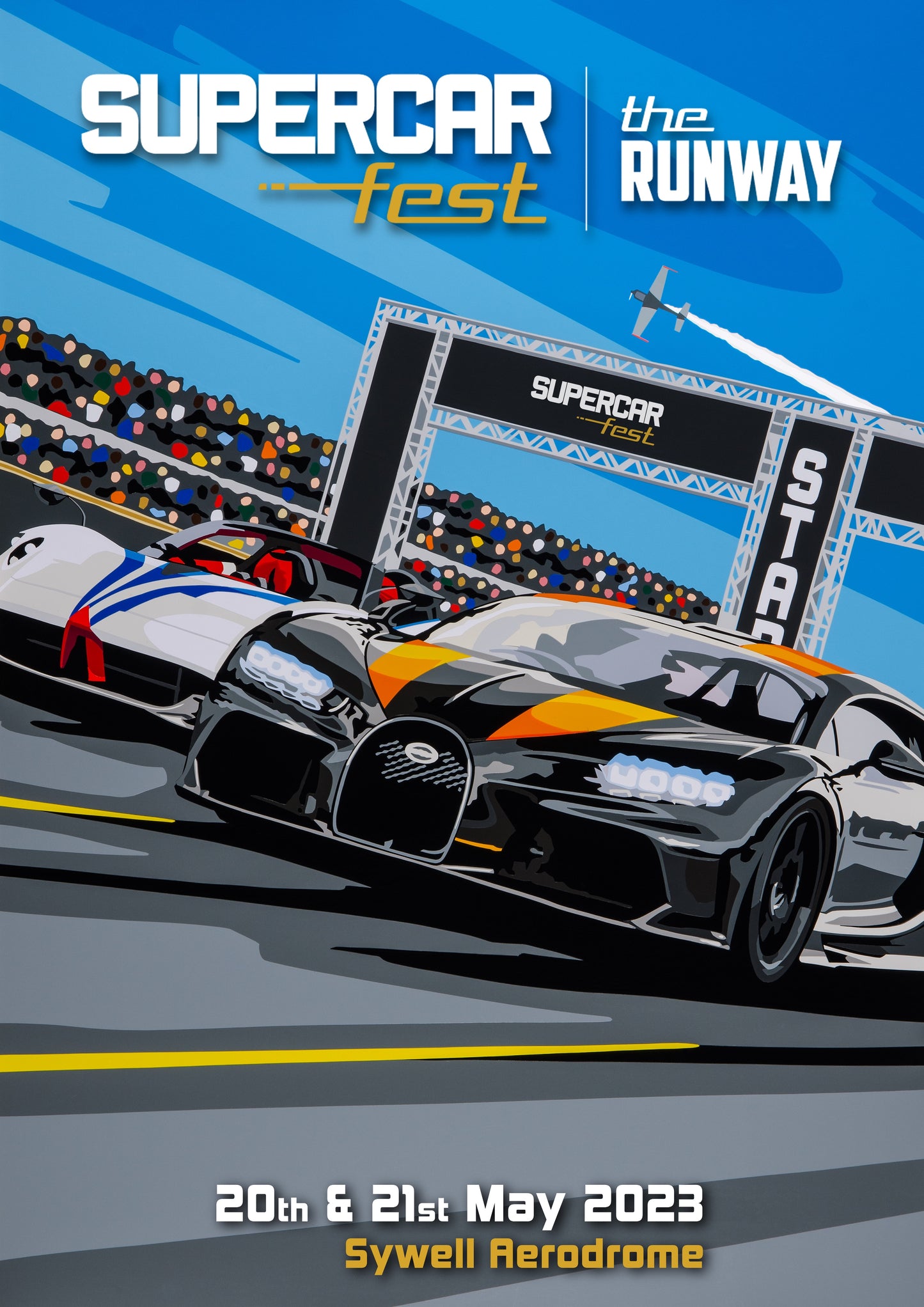 Supercar Fest 2023 Runway Poster