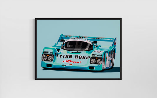 962c 4 (Porsche) Fine Art Giclee Ltd Ed Print.