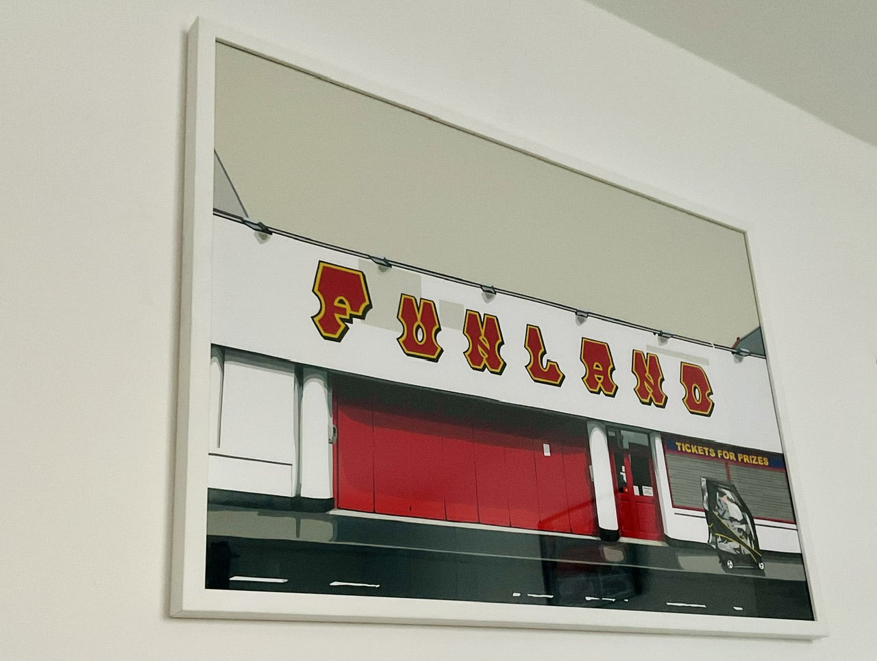 Funland Amusement. Hand-cut Vinyl Original Artwork