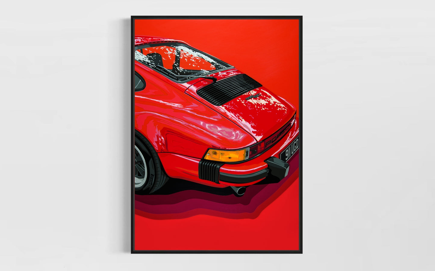 Porsche 911 SC. Fine Art Giclee Ltd-Ed Print.