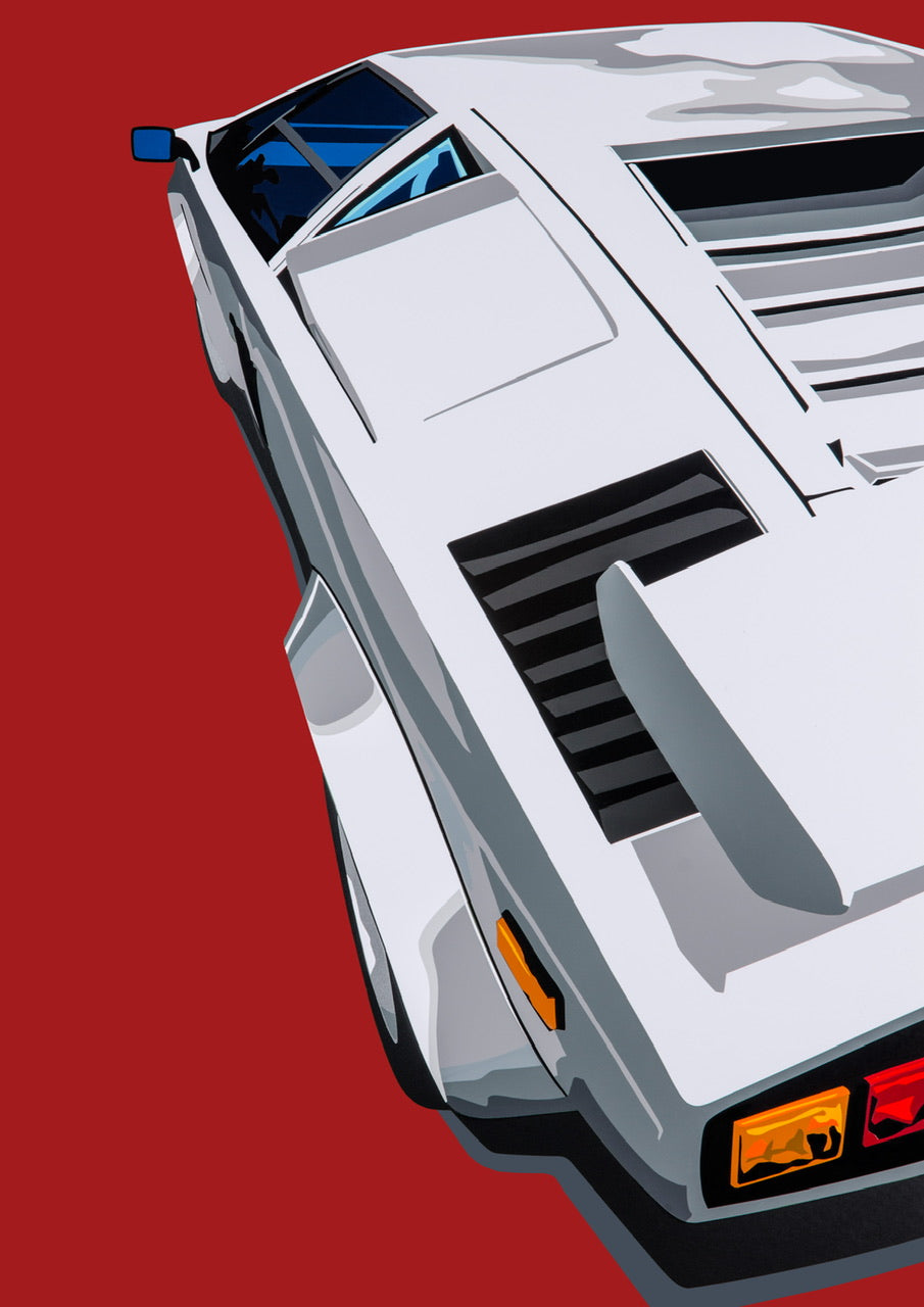Lambo 2 (Countach). Fine Art Giclee Ltd Ed Print.
