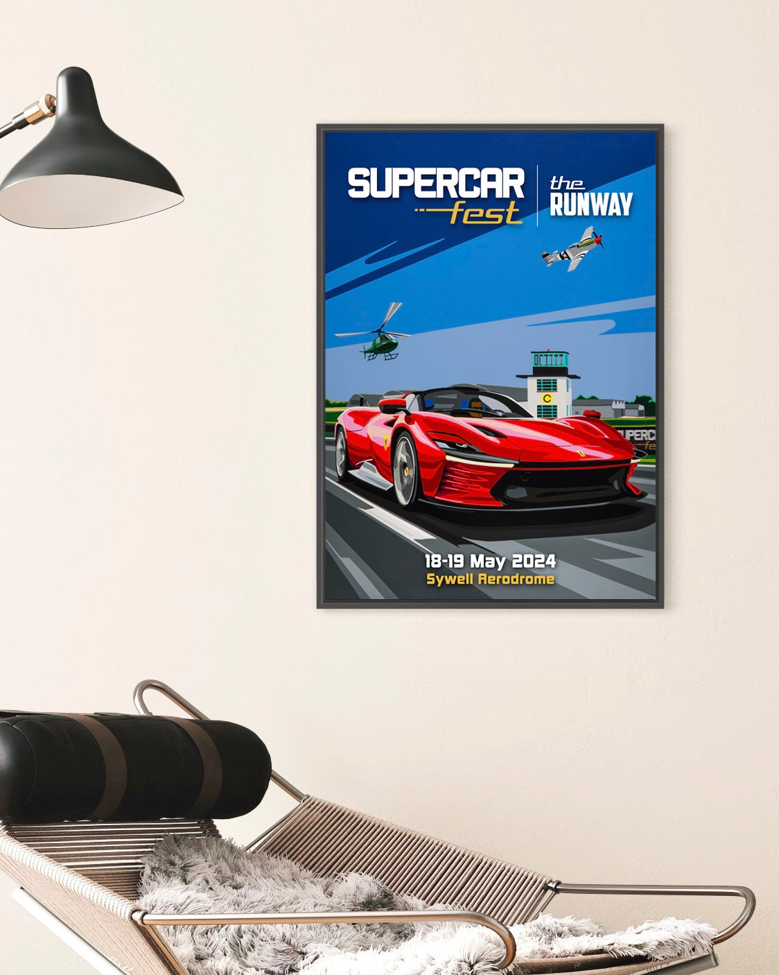 Supercar Fest 2024 Runway Poster