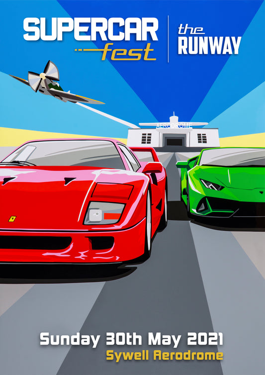 Supercar Fest 2021 Runway Poster