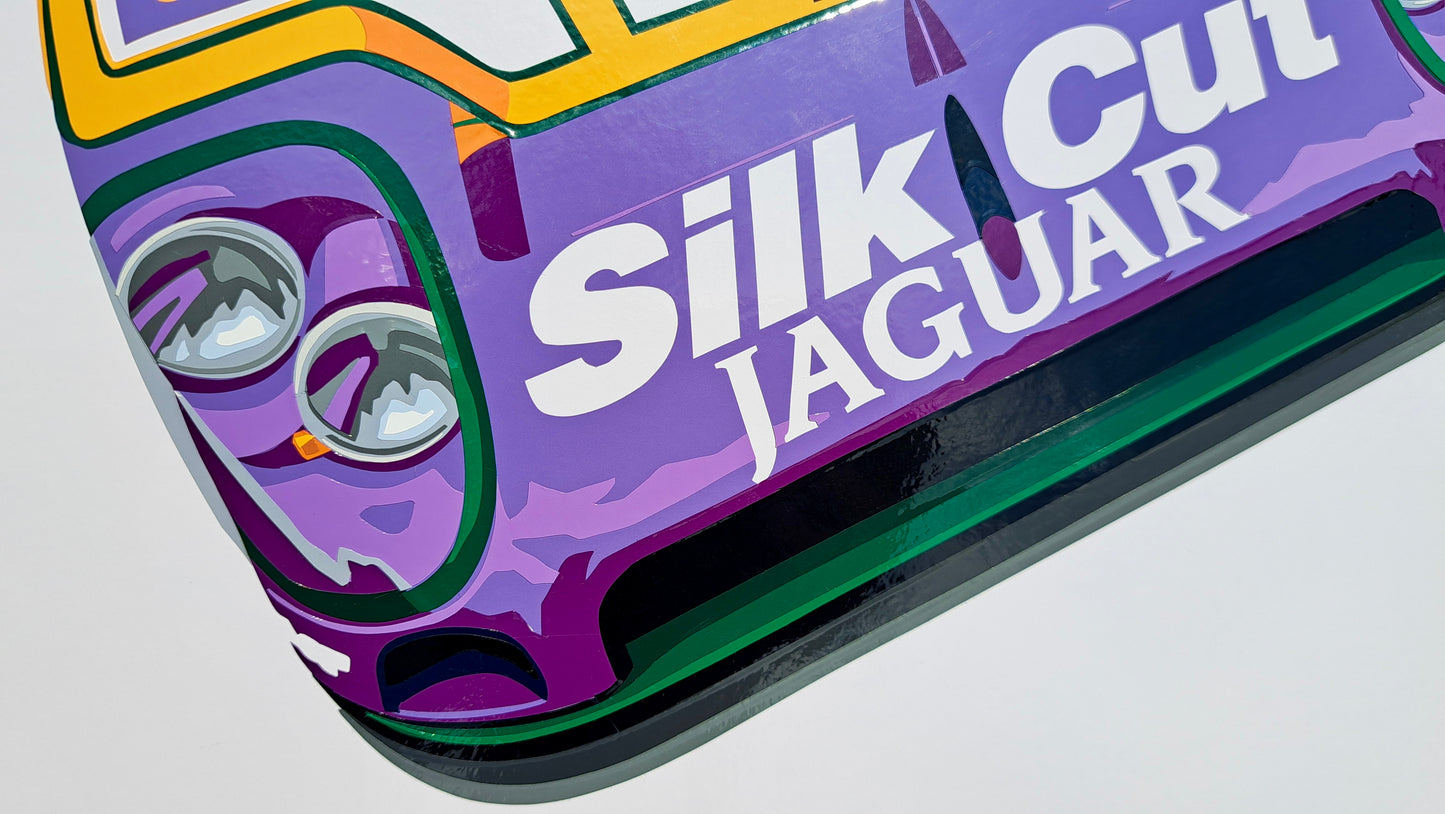 Silk Cut on White (Jaguar XJR-9)