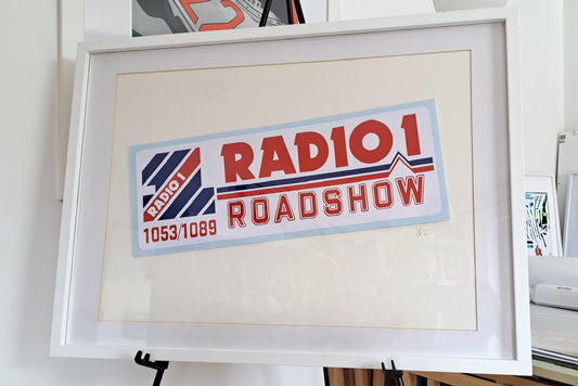 Vinyl (hand-cut) Giant Stickers: Radio 1 Roadshow