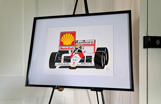 Vinyl (hand-cut) Giant Stickers: Senna Shell