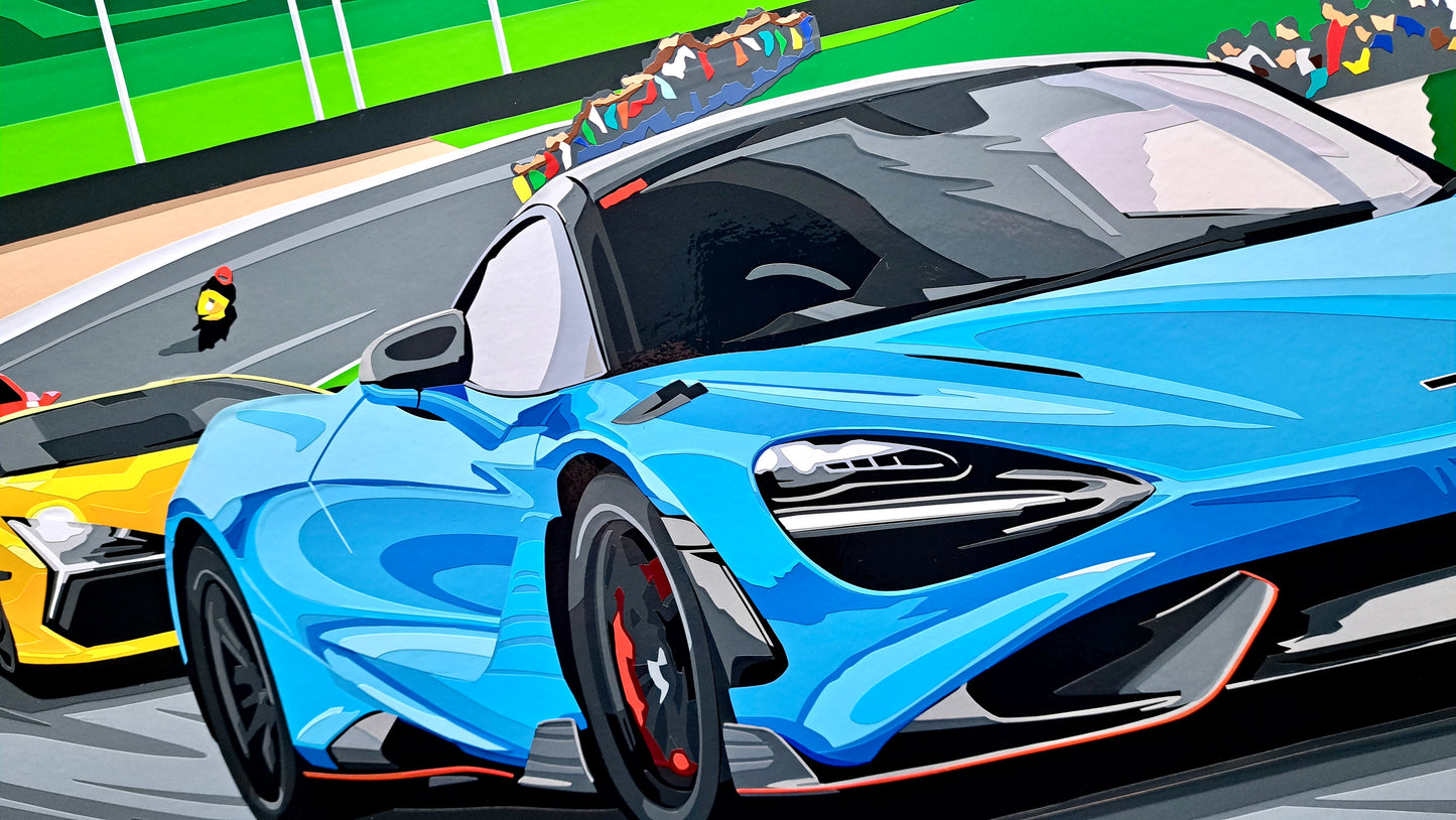 Supercar Fest 2025 Original Artwork ‘Track’