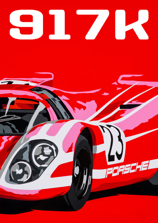 Porsche 917 Salzburg. Fine Art Giclee Ltd Ed Print.