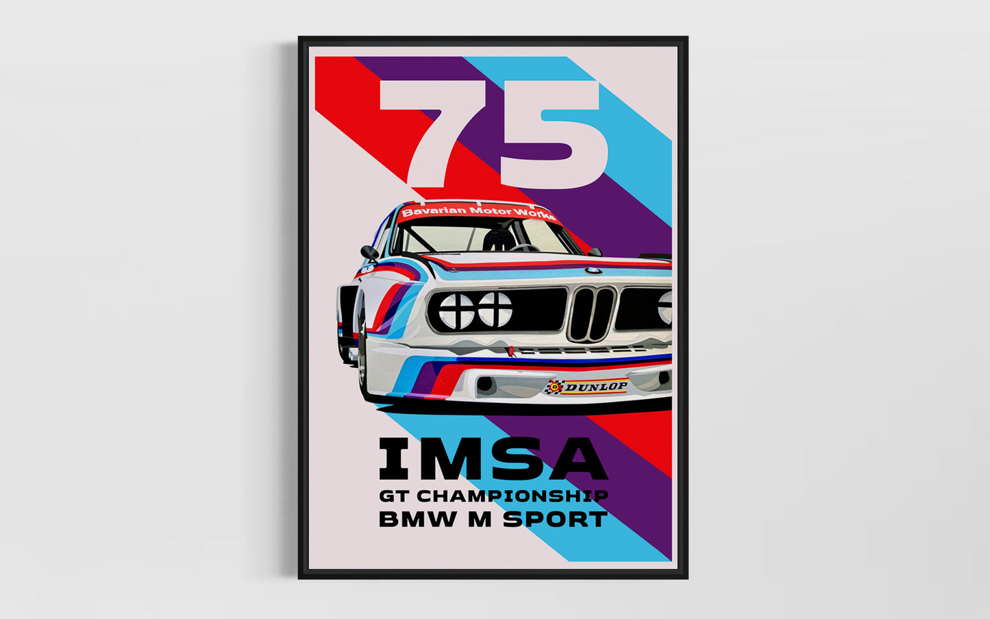 BPC (Bedroom Poster Collection) IMSA 75 BMW 3.0 CSL M Sport