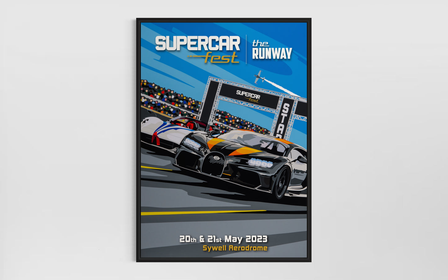 2023 Supercar Fest Runway Poster