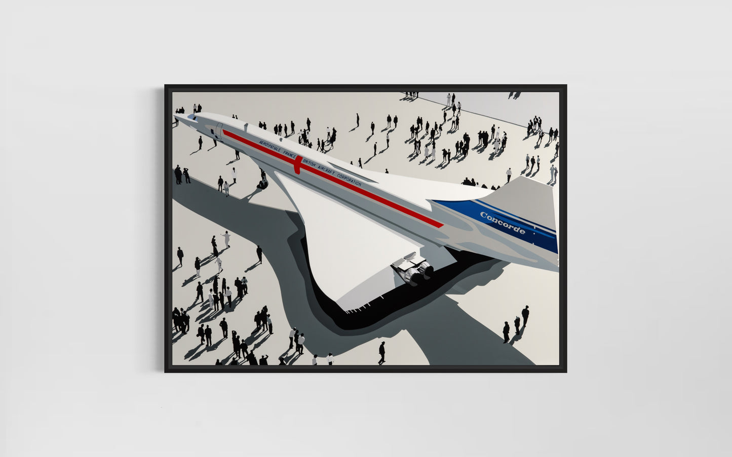 2. Concorde People. Fine art Giclée Ltd Ed print.