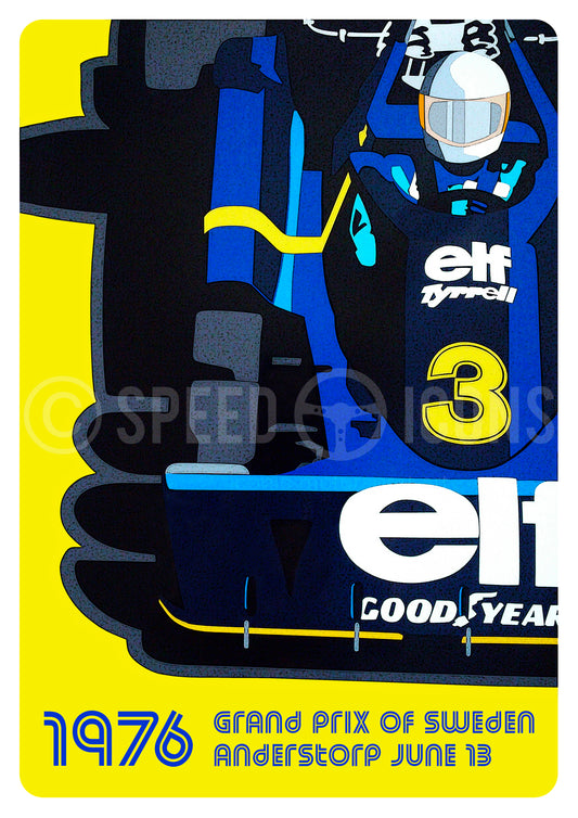 BPC (Bedroom Poster Collection) 1976 Tyrrell P34