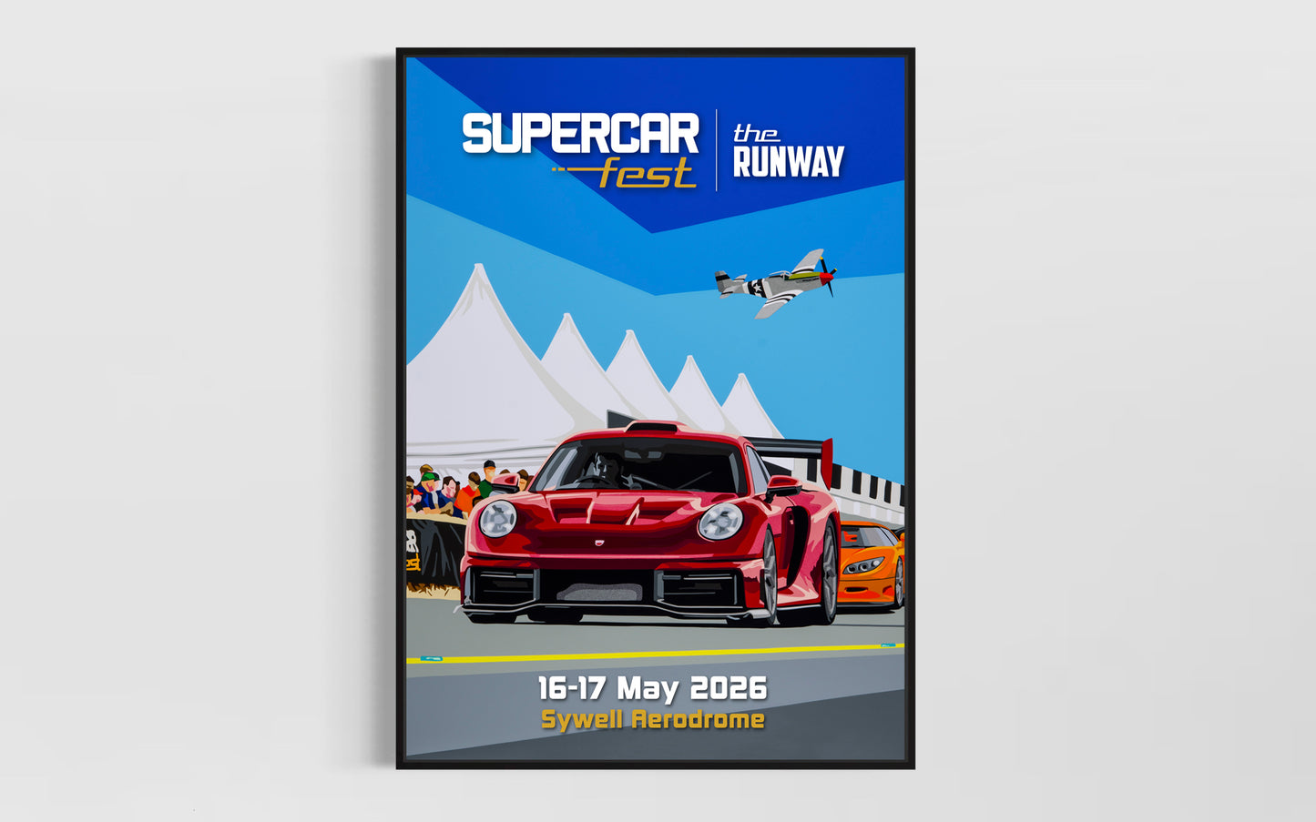 Supercar Fest 2026 The Runway Poster