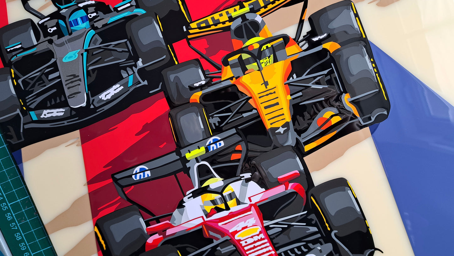 British GP 2026 original artwork.
