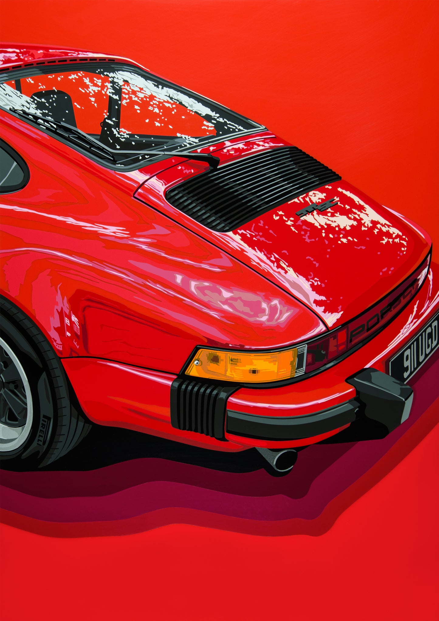Porsche 911 SC. Fine Art Giclee Ltd-Ed Print.