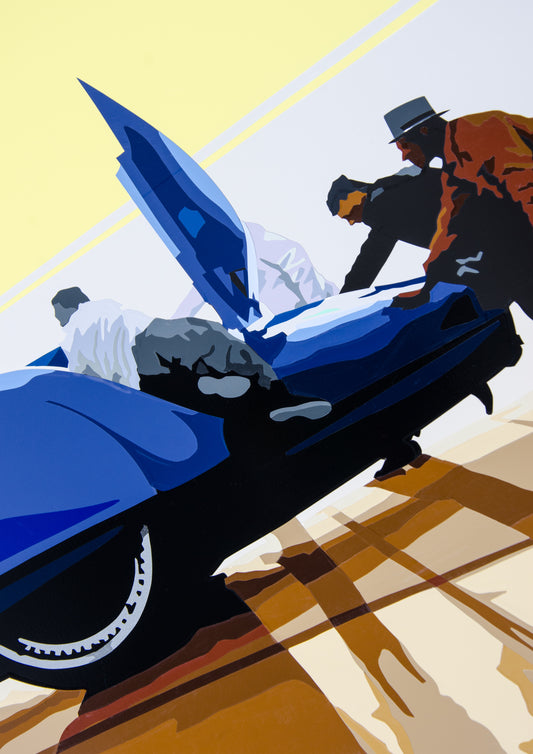 Bluebird 2.0. Original (hand-cut) Vinyl Artwork.