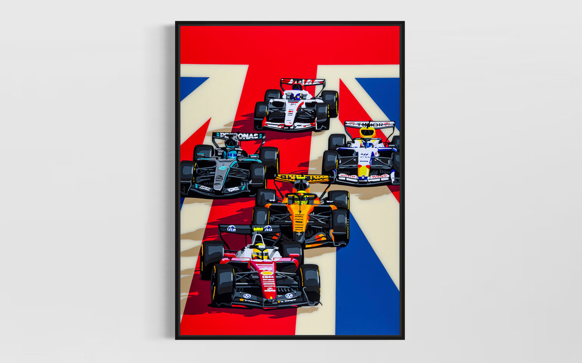 British GP (Dawn of a New Era). Fine Art Giclee Ltd Ed Print.