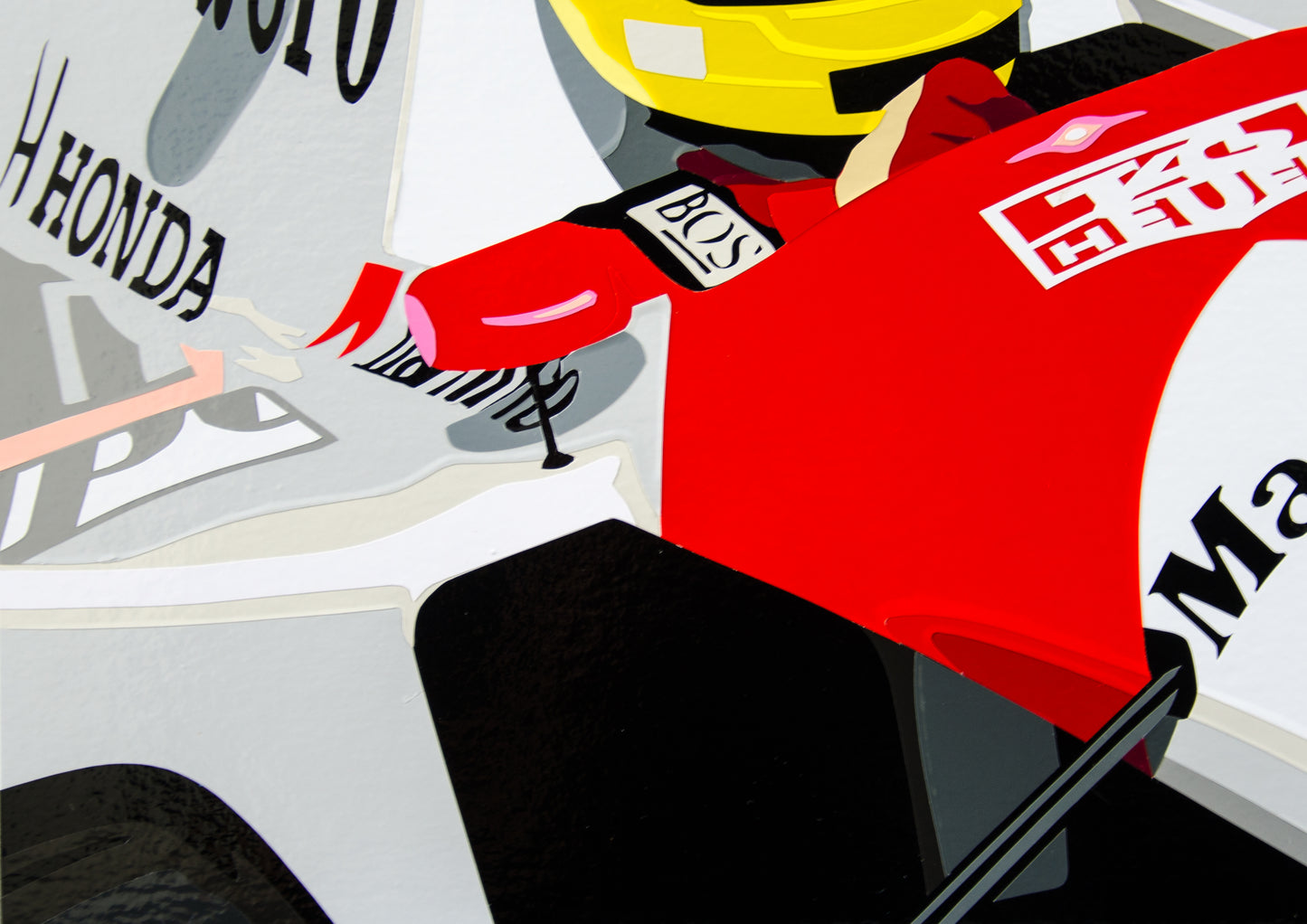 Mini Marlboro (Senna). Original (hand-cut) Vinyl Artwork.