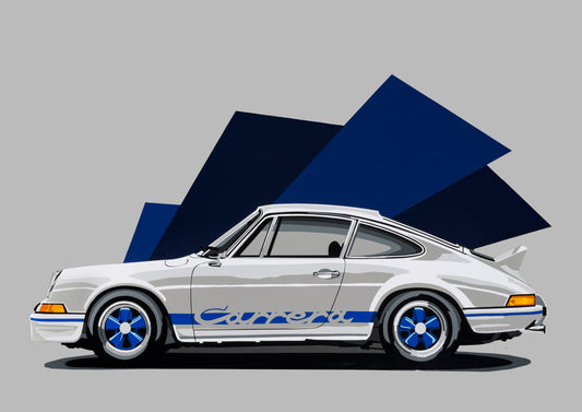 Porsche 2.7 RS. Fine Art Giclee Ltd Ed Print.