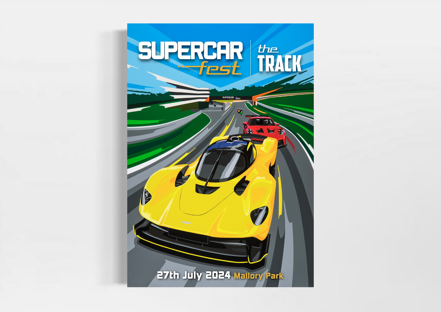 2024 Supercar Fest Track Poster