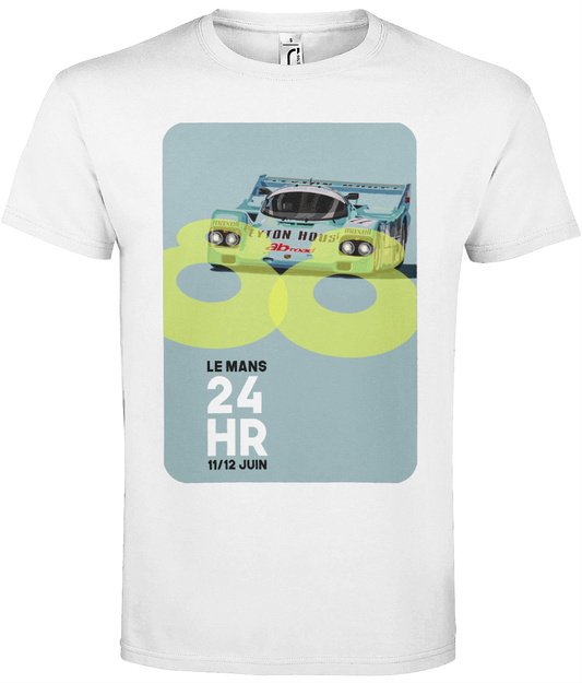 TS 88 Le Mans  Porsche 962 White T-Shirt